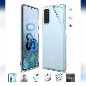 Samsung Clear Flexible TPU Phone Case - Crystal Transparent